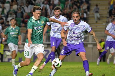 Bánáti Kevin (balról) még adós a jó játékkal (Fotó: MTI)