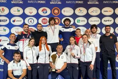 A Szerb válogatott Porečben/facebook.com/WrestlingSRB