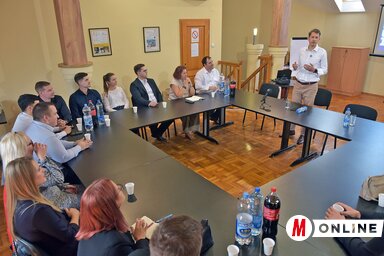 Dr. Pásztor Bálint is szólt a fiatalokhoz (Gergely Árpád felvétele)