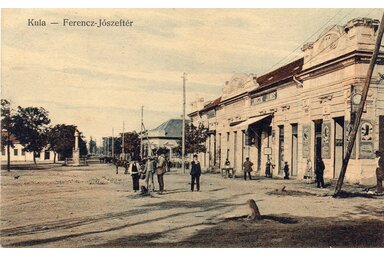 Kúla, Ferenc József tér (Fotó: Mák Ferenc archívumából)