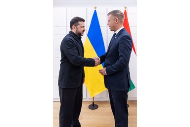 Magyar Péter Facebook-oldala / Az ukrán elnök és a magyar kormányfő