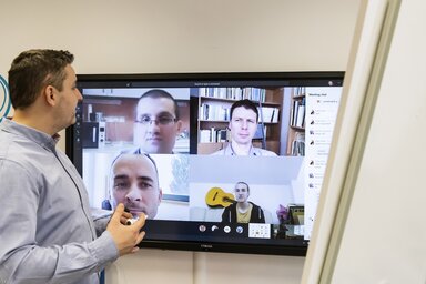 Pedagógiai módszertan óra a Nyíregyházi Egyetemen (Fotó: MTI)