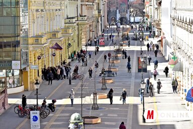 A Korzó rendkívüli állapot idején (Fotó: Gergely Árpád)
