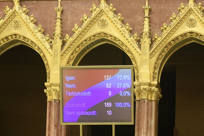 Nemmel szavaztak a Jobbik-, az MSZP-, a DK-, az LMP-, a Párbeszéd-frakció jelenlévő képviselői (Fotó: MTI) Nemmel szavaztak a Jobbik-, az MSZP-, a DK-, az LMP-, a Párbeszéd-frakció jelenlévő képviselői (Fotó: MTI)