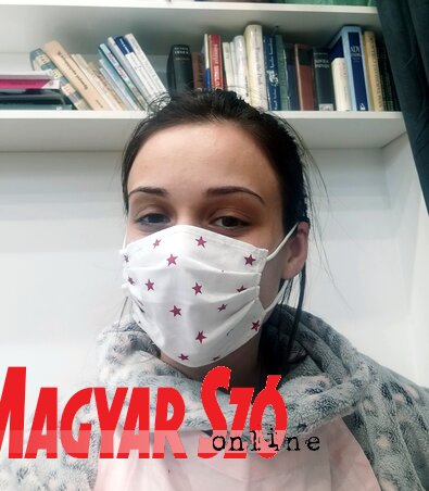 Fülöp Tímea és az a bizonyos első maszk Fülöp Tímea és az a bizonyos első maszk