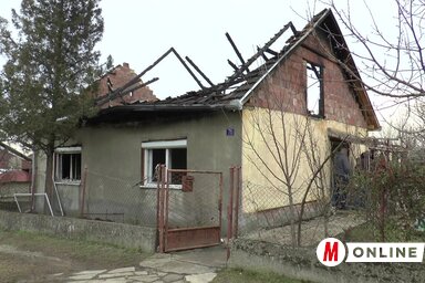 Jankovićék otthona február 10-én égett le (Fehér Rózsa felvétele)