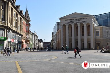 A város központja hétfőn délelőtt (Fotó: Patyi Szilárd)