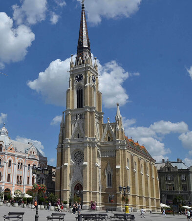 Az újvidéki Mária neve templom (Ótos András felvétele)