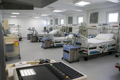 A kórház készen áll a betegek fogadására (Fotó: MTI)