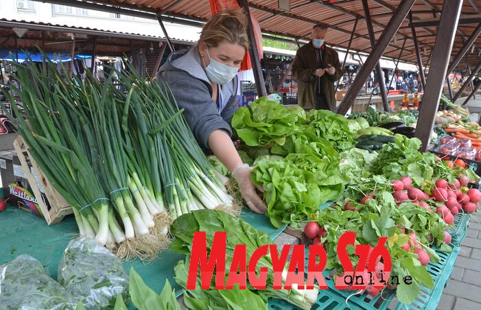 Sorban nyitnak a piacok (Ótos András felvétele)