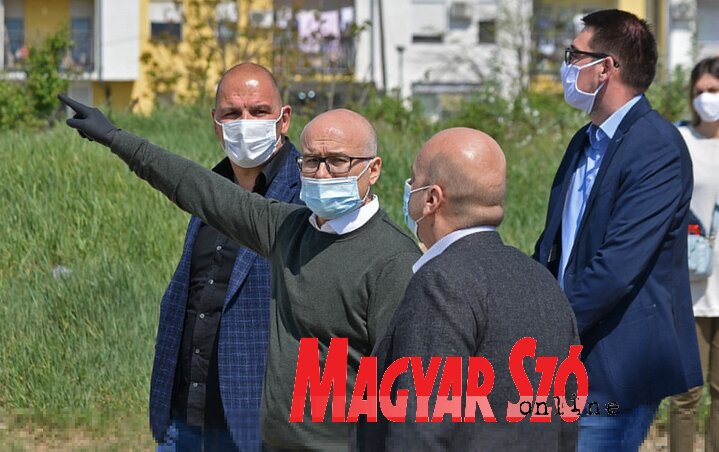 A munkálatait Miloš Vučević polgármester is megtekintette (Ótos András felvétele)