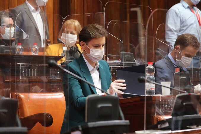 Ana Brnabić: Hamarosan beindul az antitest-tesztek gyártása (Fotó: Beta)