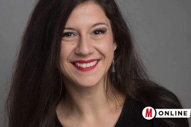 Szemerédi Bernadett a szabadkai VM4K-ban tartott koncertjén (Fotó: Szalma Brigitta)