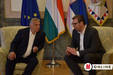 Orbán Viktor és Aleksandar Vučić (Ótos András felvétele)