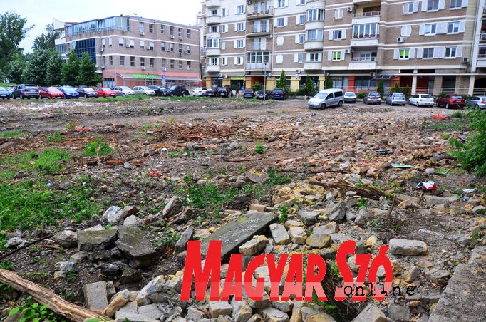 Az Albus gyár helyén a Belügyminisztérium dolgozói számára is kialakítanak majd egy épületkomplexumot (Dávid Csilla felvétele)