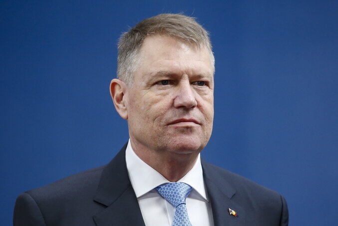 Klaus Iohannis (Fotó: Beta/AP)