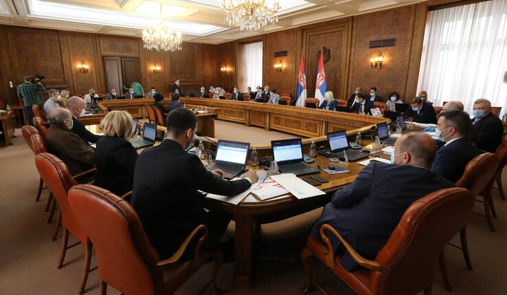 A belgrádi kormányülés, amelyen rábólintottak az utazás liberalizációjára (Fotó: Beta) A belgrádi kormányülés, amelyen rábólintottak az utazás liberalizációjára (Fotó: Beta)