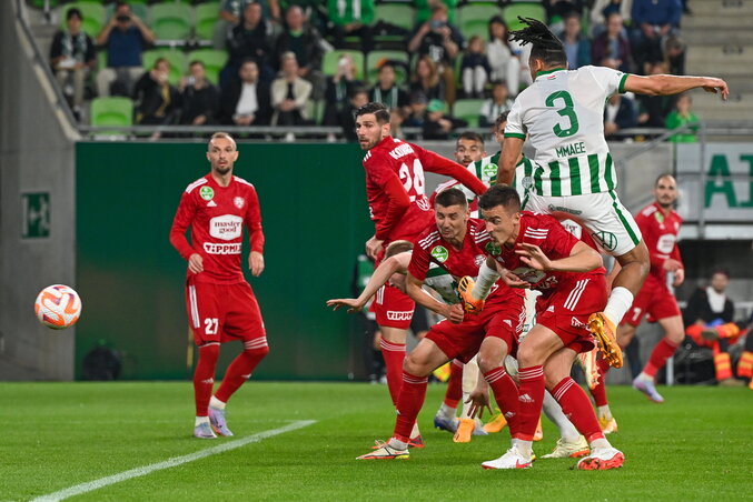 Jelenet a Ferencváros–Kisvárda találkozóról (Fotó: MTI)