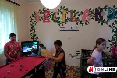 A kispiaci játszóházban az öröm a jellemző (Jenei Klementina felvétele)