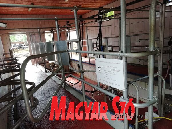 2017-ben fejőház épült alapítványi támogatással a Barna-gazdaságban (Fotó: Tóth D. Lívia)