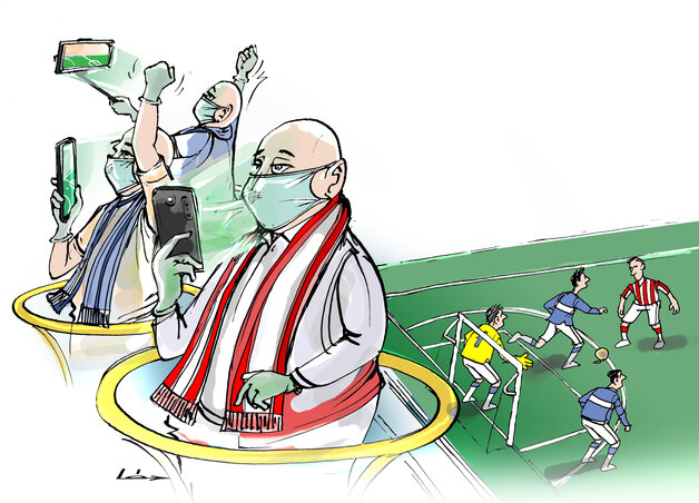 Léphaft Pál karikatúrája