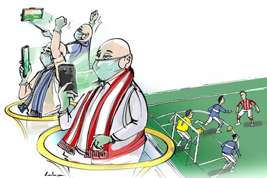 Léphaft Pál karikatúrája