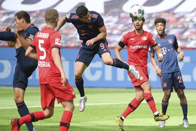 A címvédőnek a Leverkusen sem okozott gondot (Fotó: Beta/AP)