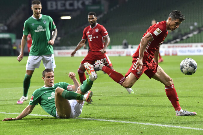 Lewandowski ellen nincs orvosság (Fotó: Beta/AP)