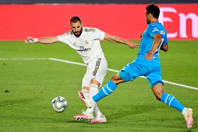 Benzema kiválóan teljesített a Valencia ellen (Fotó: Beta/AP)