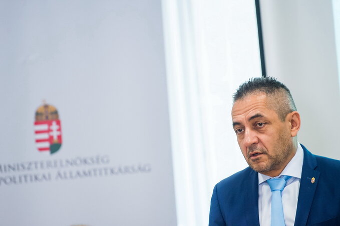 Potápi Árpád János a tanácskozáson (Fotó: MTI) Potápi Árpád János a tanácskozáson (Fotó: MTI)