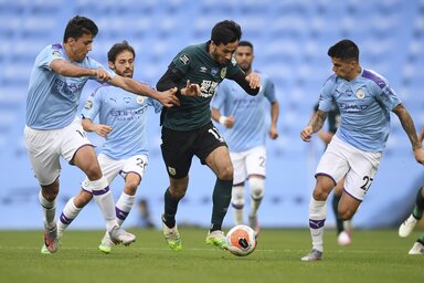 A City minden területet lezárt a Burnley előtt (Fotó: Beta/AP)