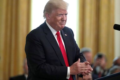 Donald Trump amerikai elnök (Fotó: Beta/AP)