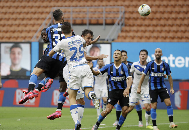 Szárnyalt az Inter (Fotó: Beta/AP)