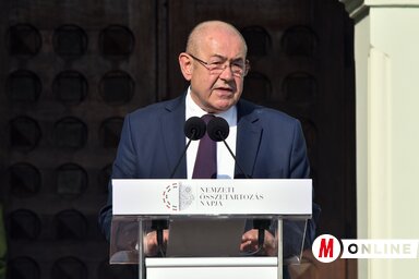 Pásztor István, a VMSZ elnöke tartott ünnepi beszédet (Fotó: Gergely Árpád)