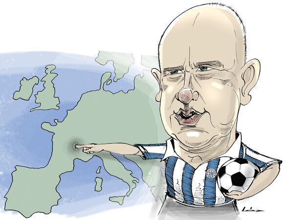 Léphaft Pál karikatúrája