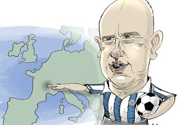 Léphaft Pál karikatúrája