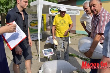 Egy korábbi búzagyűjtési akció (Fotó: Gergely József)
