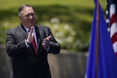 Mike Pompeo amerikai külügyminiszter (Fotó: Beta/AP)