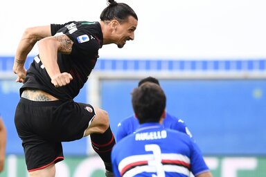 Jó az öreg a háznál: Ibra Európába röpítette a Milant! (Fotó: Beta/AP)