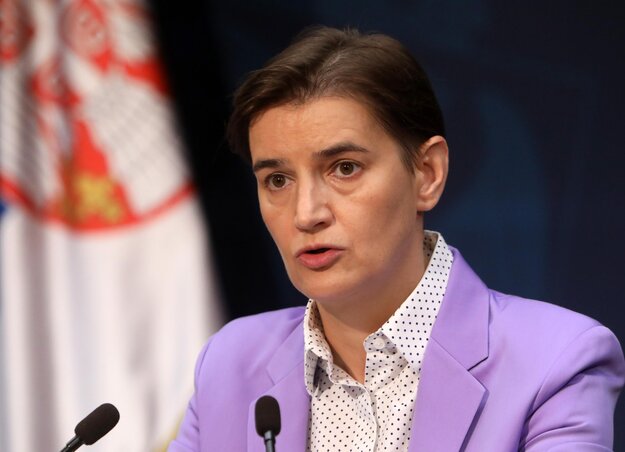 Ana Brnabić kormányfő (Fotó: Beta)