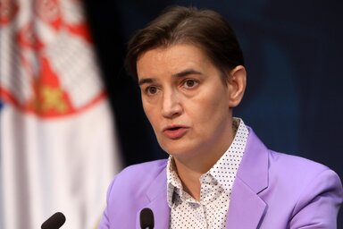 Ana Brnabić kormányfő (Fotó: Beta)