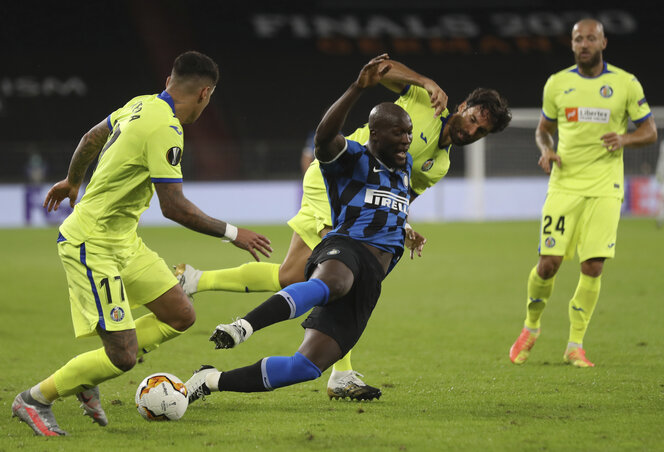 Lukakut szabályos eszközökkel nem tudták megállítani (Fotó: Beta/AP)