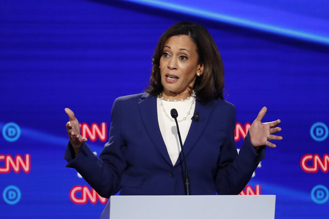 Ha Biden nyer, Kamala Harris alelnök lesz (Fotó: AP via Beta)