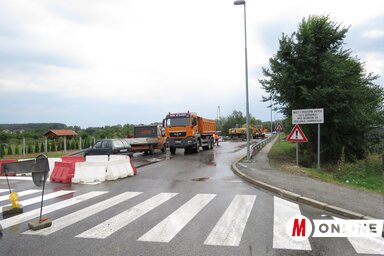 A munkálatoktól függ, hogy a teljes útzárlatot mikor követi részleges forgalomkorlátozás (Fotó: Csincsik Zsolt)