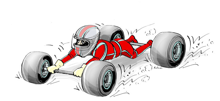 Léphaft Pál karikatúrája