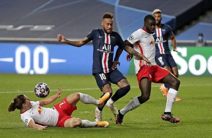 A PSG nagy falat volt a lipcseieknek (Fotó: Beta/AP)