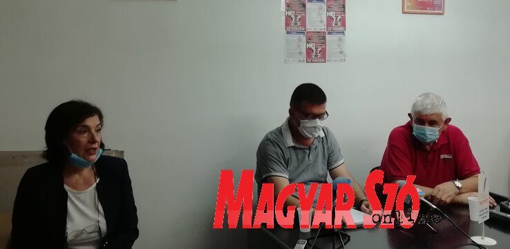 Jelena Zejak, Miroljub Bjeletić és Zdravko Kovač (Fotó: Szalma Brigitta)