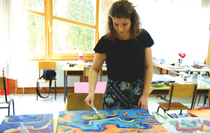 Szabó Kornéliát a hosszú bezártság után a természet inspirálta (Homolya Horváth Ágnes felvétele) Szabó Kornéliát a hosszú bezártság után a természet inspirálta (Homolya Horváth Ágnes felvétele)