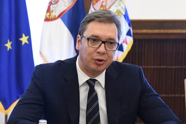 Aleksandar Vučić (Fotó: Beta)