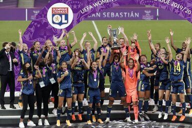 A lyoniak öröme (Fotó: Beta/AP)